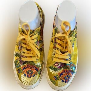 Superga Multicolor Floral Lace-Up Sneakers